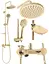 Душова система Rea Luis gold з мильницею в комплекті REA-P7006, Золотий - мініатюра 3