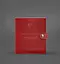 Кожаная обложка-портмоне для удостоверения офицера 11.0 красная - миниатюра 1