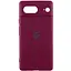 Чехол Silicone Cover Lakshmi Full Camera (AAA) with Logo для Google Pixel 8 Бордовый / Plum - миниатюра 1