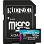 Карта памяти Kingston 512GB microSDXC C10 UHS-I U3 A2 R170/W90MB/s Canvas Go Plus + SD адаптер SDCG - миниатюра 1