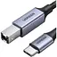 Кабель Ugreen US370 USB-C to USB-B 1.0m чорний [127974] - мініатюра 3