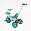Трехколесный велосипед Best Trike BS-70815 с родительской ручкой и озвучиванием голубой - миниатюра 3