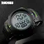 Чоловічий наручний годинник 1068GN Black-Green Skmei acs0030864 - мініатюра 2