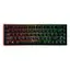 Клавіатура 2E KG350 GAMING, Black, USB, мембранна, компактна, RGB-підсвічування (3 режими), захист від вологи, м'який тайпінг, 1.6 м (2E-KG350UBK) - мініатюра 1