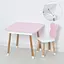 Столик зі стільцем "Ведмедик" 07-025R-BOX з ящиком, рожево-білий - мініатюра 2