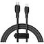 Кабель Baseus Pudding Series Fast Charging Cable Type-C to iP 20W 1.2 м Cluster Чорний - мініатюра 1