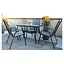 Стіл садовий Garden Line Fenix black 110 x 60 x 70 см - мініатюра 3
