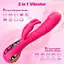 Вибратор Кролик для женщин силиконовый Satisfyer 22 см фуксия длина - миниатюра 6