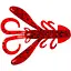 Силикон Select Rak Craw 2 7 шт/пак Красный (1013-1870.11.94) - миниатюра 1