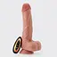 Вібратор Crushious Inviktus 8,5" 22 см (тілесний) - мініатюра 15