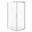 Душова кабіна Cersanit Zip 100x80 S154-003, прозорий, хром - мініатюра 1