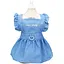 Платье Ginger для животных M Best Baby джинс хлопок на липучке голубое Д-25 см ОГ-37 см ОШ-26 см - миниатюра 1
