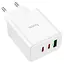 Зарядний адаптер блок живлення 3 порти 40 вт Hoco C126a Pure power 3-port 40w - мініатюра 2