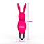 Вібратор з формою кролика 11,3 см Рожевий K000113 - мініатюра 2