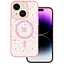 Чохол-накладка DK для Apple iPhone 14 MagSafe Composite Matte Splash (pink) - мініатюра 4