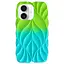 Чохол Epik TPU Leaf для Apple iPhone 16, 6.1 Green/Aqua - мініатюра 1