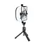 Держатель с кольцевым освещением Hoco Showfull fill light live broadcast holder LV03 Plus BT4.1, 0.95m, LED - миниатюра 6