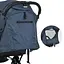 Детская прогулочная коляска-книга Bambi M 5727 Flash Blue Голубая - миниатюра 7
