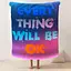 Плед плюшевий 3D мотиваційний Every Thing Will Be Ok 160х200 см - мініатюра 2