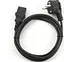 Шнур сетевой кабель питания сетевой 3x0.75 мм для ПК 1.8 м Atcom черный - миниатюра 2