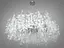 Сучасна дизайнерська кришталева люстра "Гліцинія" на 14 ламп, хром - мініатюра 2