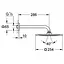Верхний душ Grohe Rainshower 26070000, Хром - миниатюра 2