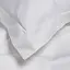Простирадло на резинці з наволочками Lotus Home Dakota Modern сатин Рremium 160х200 см біле (svt-2000022346375) - мініатюра 2