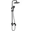 Душова система Rea Storm black з виливом REA-P9533, Чорний матовий - мініатюра 1