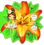 Квіткові феї. Лілея. 60 наліпок - мініатюра 1