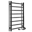 Электрический полотенцесушитель Laris Зебра Альфа ЧФЧ8 400x800 Э правый R3 73207673, Черный матовый, Правое, Электронный - миниатюра 1