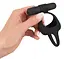 Виброкольцо Black Velvets Cock & Ball Ring 7 см черный - миниатюра 4