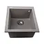 Гранітна мийка Globus Lux Lama мокко 410x500 мм, Сірий - мініатюра 2