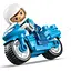 Конструктор LEGO DUPLO Town Синій поліцейський мотоцикл 11 деталей (10471) - мініатюра 5