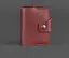 Женский кожаный кард-кейс 7.1 (Книжечка) бордовый - миниатюра 1