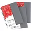 Блокнот на спіралі Rosa Studio 100г/м2 80л сірий - мініатюра 4