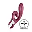 Вібратор-кролик Satisfyer Love Me 22 см бордовий - мініатюра 7