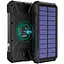 Противоударный Повербанк с солнечной панелью Solar Power Bank 20000 mAh PN-W12 IPX4 18W QC/PD Qi - миниатюра 1