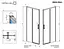 Душові двері Radaway Idea DWJ 110 см 387015-01-01R - мініатюра 7