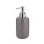 Дозатор для мыла керамический Isabella, серо-коричневый (20506) - миниатюра 1
