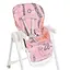 Стульчик для кормления Bambi M 5673-8 с принтом, экокожа, Pink  - миниатюра 2