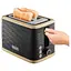 Тостер Sencor 930 Вт подогрев размораживание подсветка пластик черно-золотой - миниатюра 7