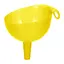 Лейка сливная воронка пластмассовая на банку, Kitchette Желтый 84667 - миниатюра 1