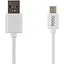 Кабель метровий Toto Type C шнур дріт cable білий - мініатюра 1