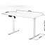Комп'ютерний ігровий стіл Mealux PowerDesk Lite White (EVO-201 Lite W/W) [111797] - мініатюра 2