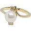 Золоте кільце Гаразд з діамантами і перлами. 3022230 17 - мініатюра 1
