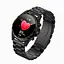 Умные часы Linwear LW09 Metal с измерением кислорода в крови Черный - миниатюра 5
