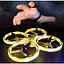 Квадрокоптер Drone Gravity Hand Yellow з гіроскопом та датчиками наближення - мініатюра 5