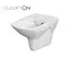 Подвесной унитаз Cersanit Carina CleanOn K31-046 - миниатюра 1