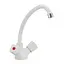 Смеситель для кухни Plamix Omega-271 белый (PM0020) - миниатюра 1