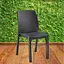 Стілець садовий пластиковий Bica Verona графіт - мініатюра 6